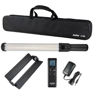 DF Wholesale Professional Mini LED Light Stick Dual Color Temperature 3300-5600K Outdoor Video Fill Light for Godox LC500