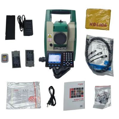 Highly Recommended Kolida X6 Total Station Dual Display Backlit Keys Coordinate Measurement MLM REM