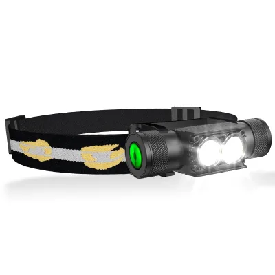 Powerful 9 Modes LED Torch Light 1000lm Portable Headlamp with Type-C 18650 Battery IP66 Rated Adjustable Beam