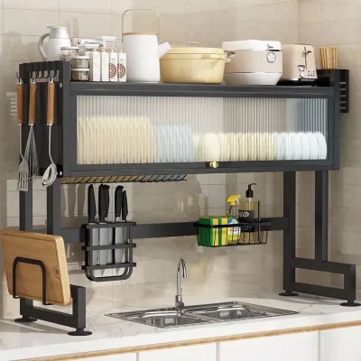 Multi Function Dish Drying Rack Over the Sink Rack Kitchen Storage Rack OEM ODM Low MOQ