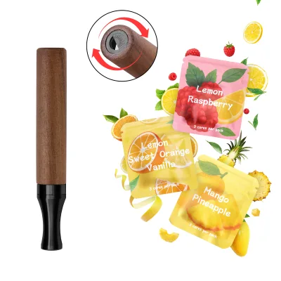Black Metal Tube Stainless Steel Herbal Cigarettes Essential Oil Aromatherapy Pendant Diffuser Breathe Stick Inhaler for Adult