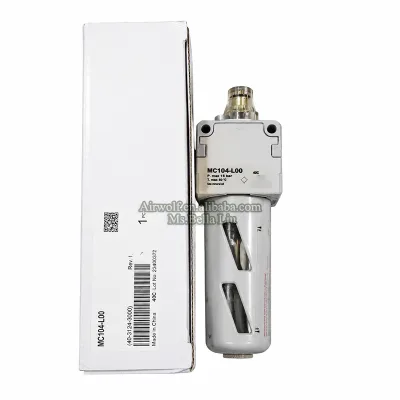 MC104-L00 MC202-L00 MC238-L00 Lubricators Modular with Metal Bowl and Bayonet-type Mounting Air Filter Lubricators