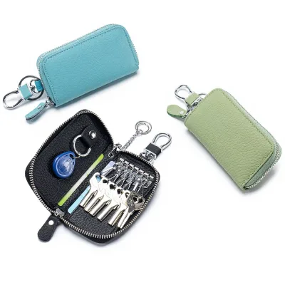 New-style Aluminium Universal Car Key case Foreign Trade Multi-functional Zippered Key Pouch Household Key Holder