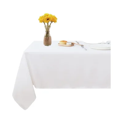 Modern Style Tablecloth  Woven Polyester Tablecloth Rectangular Tablecloth