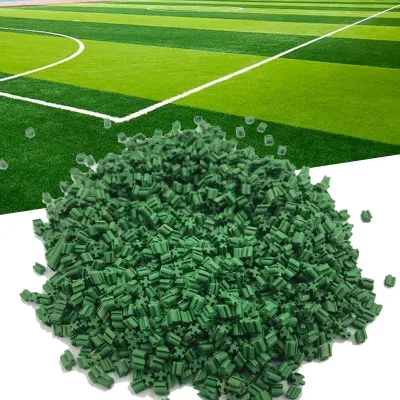 EPDM Rubber Granule Flooring Plastic Runways Particle TPE Material Green EPDM for Running Track Football Turf Infill