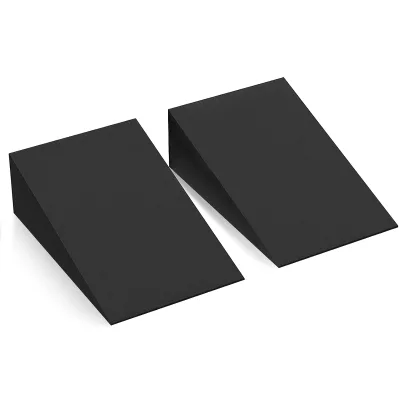 EVA Heel Calf Lift Block Modern Durable Metal Calf Lift to Reduce Ankle Range of Motion Squat Wedge Block