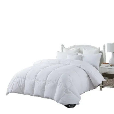2025 Big OEM Order Service Manufacturer 4.5TOG Custom Cheaper Color Heavy Winter Quilted Warm Quilt Comforter Goose Duck Feather Do