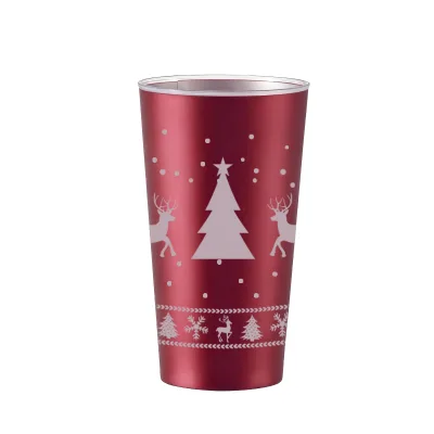 Customized LED Light Cup Thermal Transfer Printing Glowing RedBull Cup Flashing Features Party Decorations Beer Drink Display