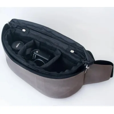 Lightweight Custom Zipper Closure DSLR Essentials Sling Large Camera Fanny Pack Waterproof Crossbody Waist Bag