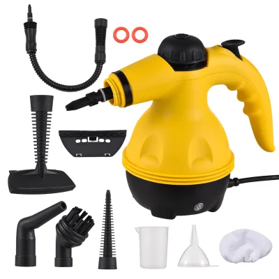 Multipurpose High Temperature Portable Auto Detailing Electric Handheld Pressurized Steam Cleaner for Home Kitchen Bathroom