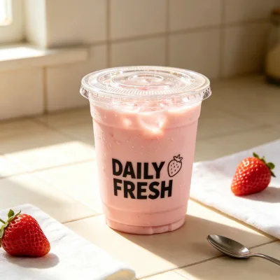 Plastic Cups Reusable Plastic Coffee Cup Custom Pattern With Lid Straw for Outdoor Camping Gym Sports Daily Drinking