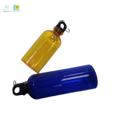 600ml PET Sublimation Clear Transparent Bicycle Cycling Sports Water Bottles With Custom Logo