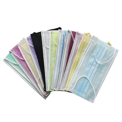 EN14683 TYPE I Polypropylene Earloop 3 Ply Disposable Non Woven Face Mask Hospital Mask Barriers Face Coverings Bulk Supplier