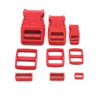 Manufacturers Custom Plastic Side Release Buckle Clip and Slider for Puppy
