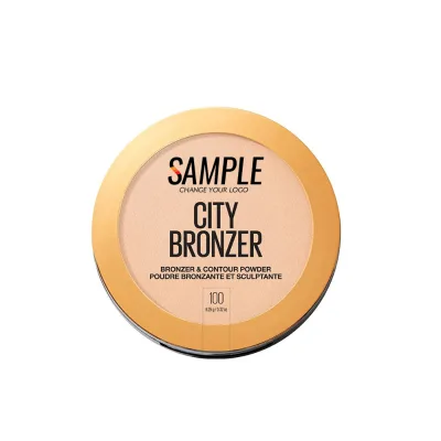 Custom Logo Vegan Waterproof Matte Bronzer With Skincare Moisturizing Face Contour Bronzer Powder Baked Bronzer