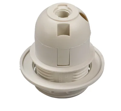 Wholesale E27 Lamp Base Half-pitch Card Type PVC Cover Bayonet Copper Aluminum Rubber Thread Screw Tail Holder 220V Safety