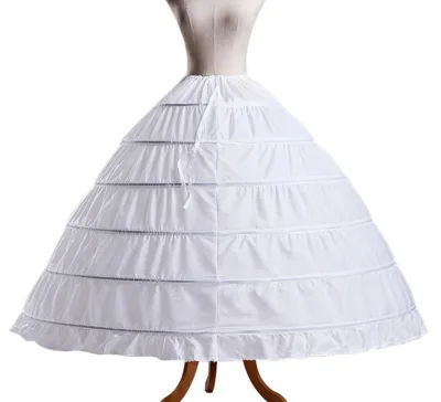 2021 Wedding Dress Petticoat Underskirt Crinoline Puffy Bridal Accessory Elegant V