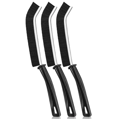 Portable Industrial Grade Household Cleaning Brush Long Plastic PP Bristle Kitchen Bathroom Tiles Crevice Window Gap Cleaning