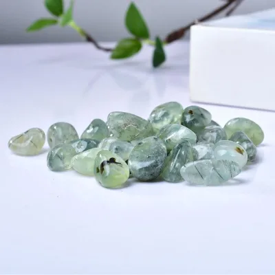 Prehnite Stone Natural Prehnite Tumbled Stone Crystal Tumbled for Home Decoration