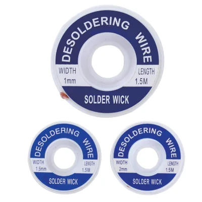 Zhongdi ZD-180 Solder Wick Desoldering Wick Used to Remove the Solder&Disassemble Electrical Components Solder Wick Braid 1.5M