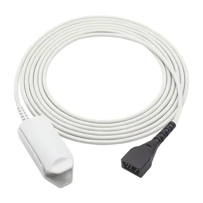 Nonin 9-Pin Spo2 Probe Reusable Adult Finger Clip SpO2 Sensor for Pulse Oximetry Compatible with 8500 2500 9840 Models