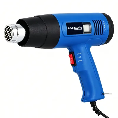 2000W Hot Air Gun Equipped Temperature Probe 50-580°C Adjustable Wind Volume 240-450L Long Lifespan Electric Heat Gun