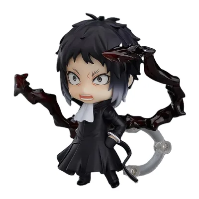 PVC Resin Toys HIGH Quality Action & Toy 12cm Q Version Standing Posture Ryunosuke Akutagawa Anime Figures Bungo Stray Dogs