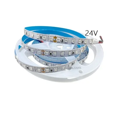 24V SMD2835 Flexible LED Strip Light 8mm 120LEDs/M High Brightness 2835 LED Tape for Showcase Shelf Cabinet Light