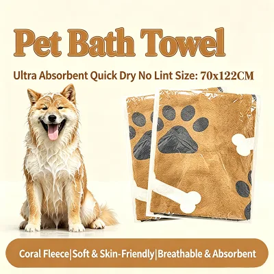 Wholesale Price Soft Printed Bath Blanket High Water Absorption Microfiber Drying Towel
