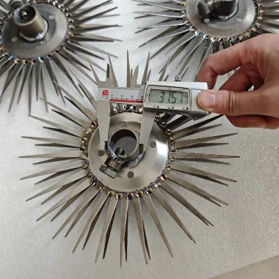 Titanium Electroplating Rack 30-Clip Round Disc Hanger for Chrome Nickel Zinc Plating Line Corrosion Proof