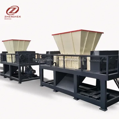 Mini Shredder Type Aluminum Cans Shredder Industrial Double Shaft Waste Metal Shredder