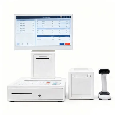 Customizable 11.6inch Capacitive Multi-touch Screen Android 12 POS Terminal Built-in 80mm Thermal Printer 32G/64G/128G SSD for