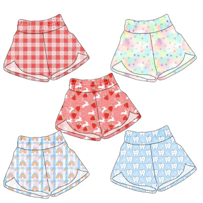 Customized Summer Shorts for Infants, Featuring Comfortable and Breathable Fabric, and Adorable Children's Clothing.