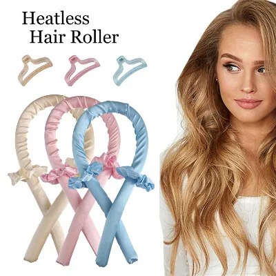 Hot Selling No Heat Rubber Curling Stick Hair Care Hair Foam Sponge Curler Big Wave Sleep Hair Curlers