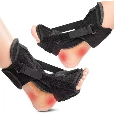 Plantar Fascia Achilles Tendon Stretching Night Splint for Heel Pain Foot Drop; Orthotic Device Correcting Pronation/Supination