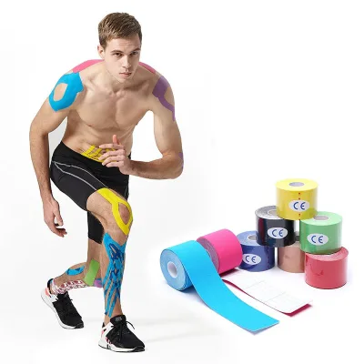 Kinesiology Tape Athletic Tape Sport Recovery Tape Strapping Gym Fitness Tennis Running Knee Muscle Protector