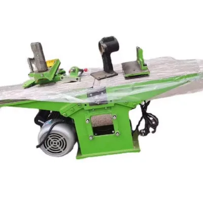 220V Motor Straight Cutter Head Industrial Wood Planer 120 Model Household Three-in-One Thicknesser Double Side Planer Machine