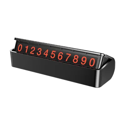 2021New Design Custom Car Accessories Car Phone Number Card Car Temporary Parking Card