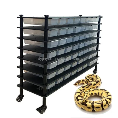 Metal Stacked Composite Reptile Seedling Feeding Rack Snake Tortoise Horn Frog Ciliary Horn Feeding Fence