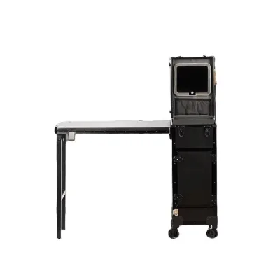 Large Capacity Professional Artist Storage Suitcase Multi-Layer Partition Tool Organizer Box for Salon Outdoor Makeup Work