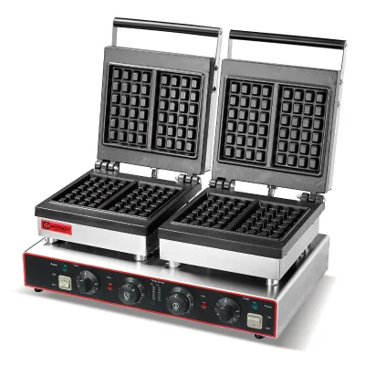 Waffle Maker Machine Campbon ZH-802 Double Plate Square Waffle Maker Aluminum Plate Commercial Waffle Maker