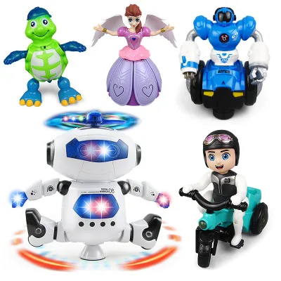 New Electric Toy Robot With Light and Music Electronic Robot Dancing Robot Toy for Children's Gift