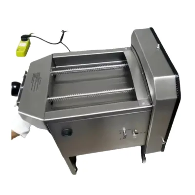 Commercial 110-220V Electric Banana and Vegetable Slicer Efficient Peeler for Bananas Cucumbers Carrots More