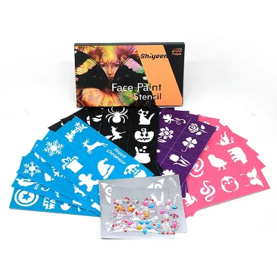 New Design Adhesive Custom Body Art Stencils Tattoo Stencils