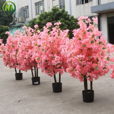 New Arrival Artificial Cherry Blossom Tree Artificial Sakura Tree Faux Flower Tree Romantic Style for Wedding Party Decoration