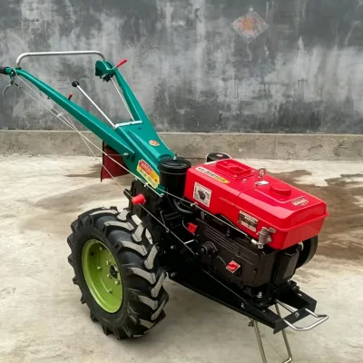 Agricultural Two Wheel Diesel Walking Tractor 8-22HP 2300rpm for Farm Rotary Tillage and Seeding Factory Direct