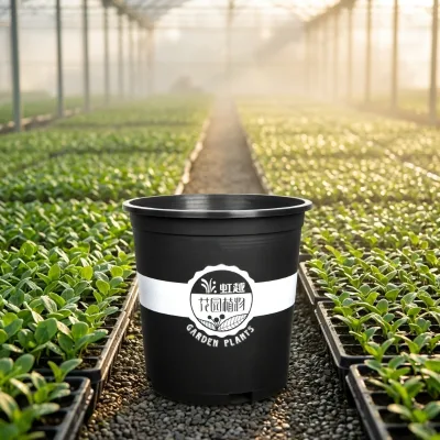 Non-deformable Sturdy Plastic Gallon Pots for Heavy Soil and Large Plant Support