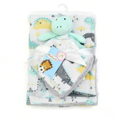 Baby Blanket with Matching Stuffed Animal Lovey for Baby Boys and Girls Baby Stuffed Animal with Blanket
