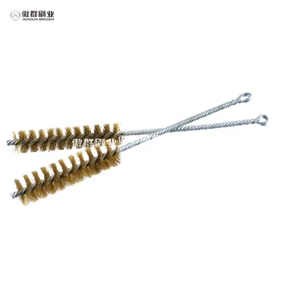 Extra-Stiff Tapered Twisted Wire Stainless Steel Port Brushes