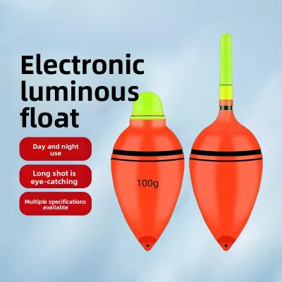 Durable ABS Balloon Fishing Float Red/Green Luminous LED Float Various Sizes Fishing Accessories Wholesale